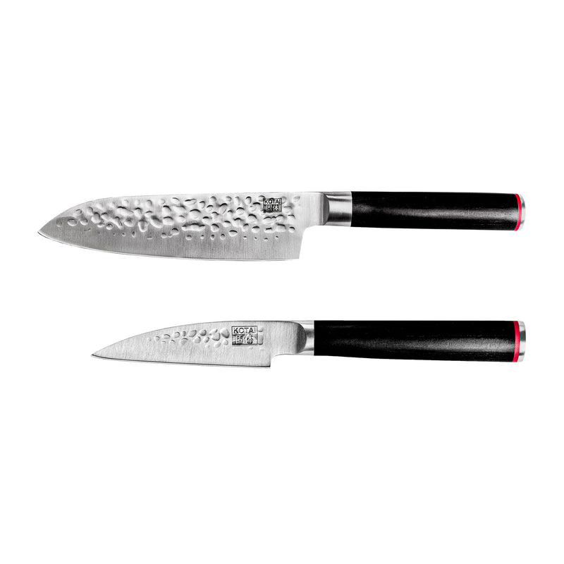 Sada japonských nožů Pakka – 2 ks (Santoku + loupací), nerez 440C