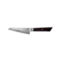 Petty nůž Bunka – malý univerzální nůž, damašková ocel, 135 mm