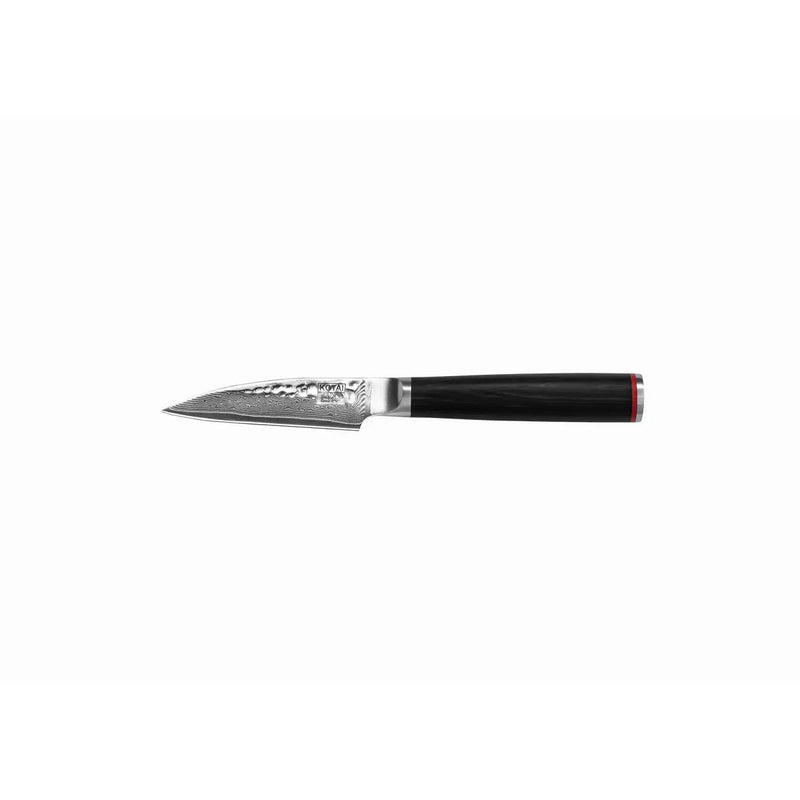Loupací nůž KOTAI z damaškové oceli Pakka, čepel 90 mm