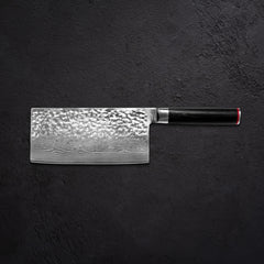 Sekáček na maso – japonská damašková ocel, čepel 190 mm