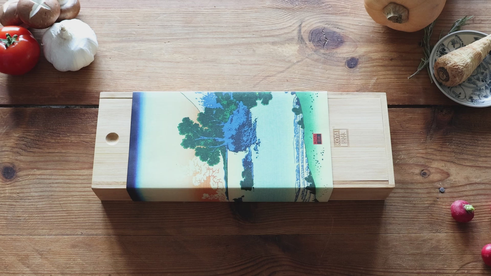 Sekáček na maso – japonský nůž, nerezová ocel, čepel 190 mm – video